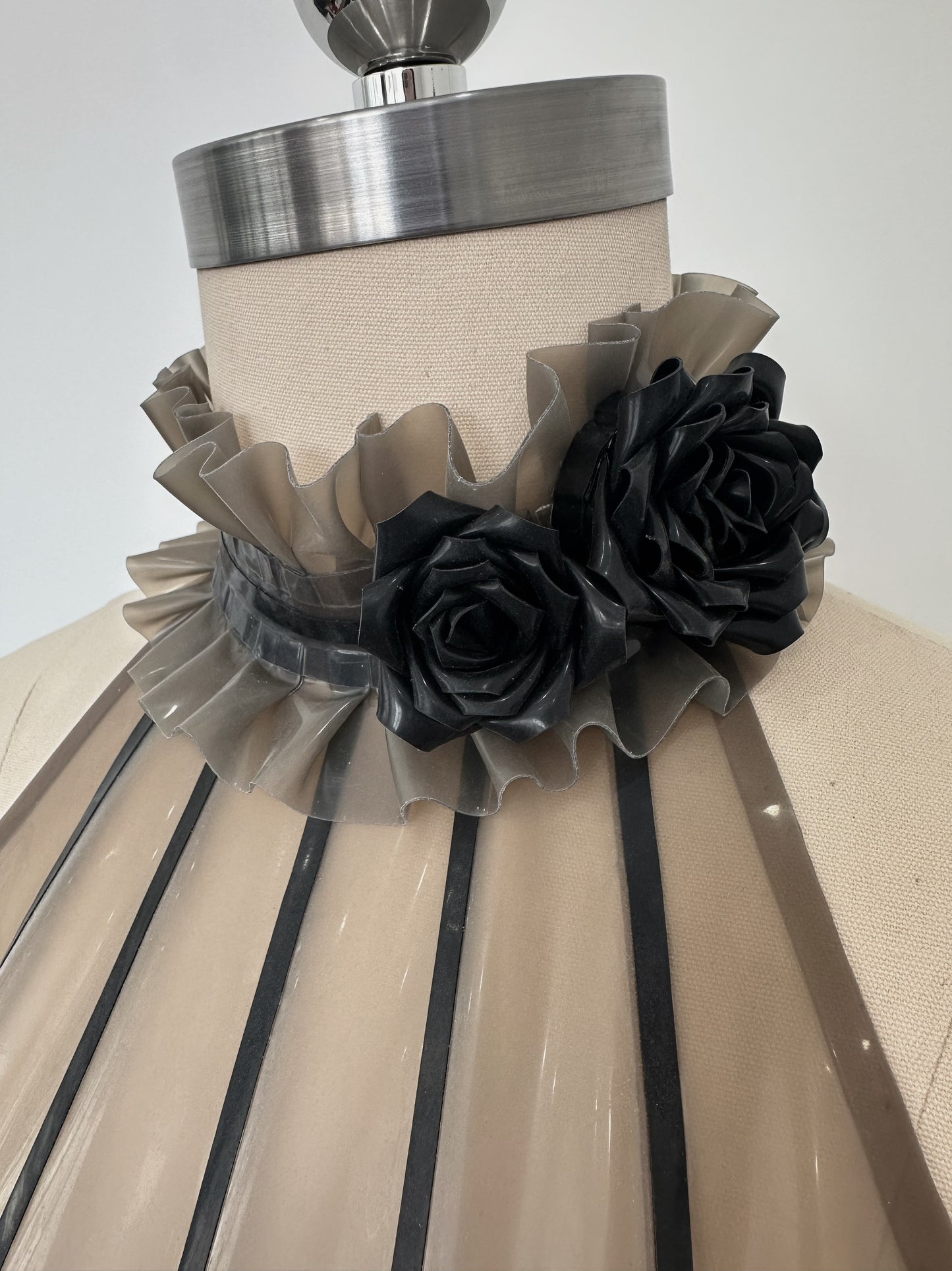 “Funeral Rose” Latex Mini Dress