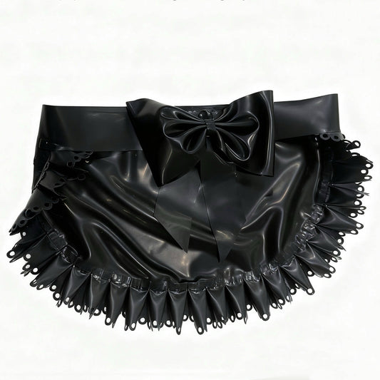 Latex Lace Maid Style Apron