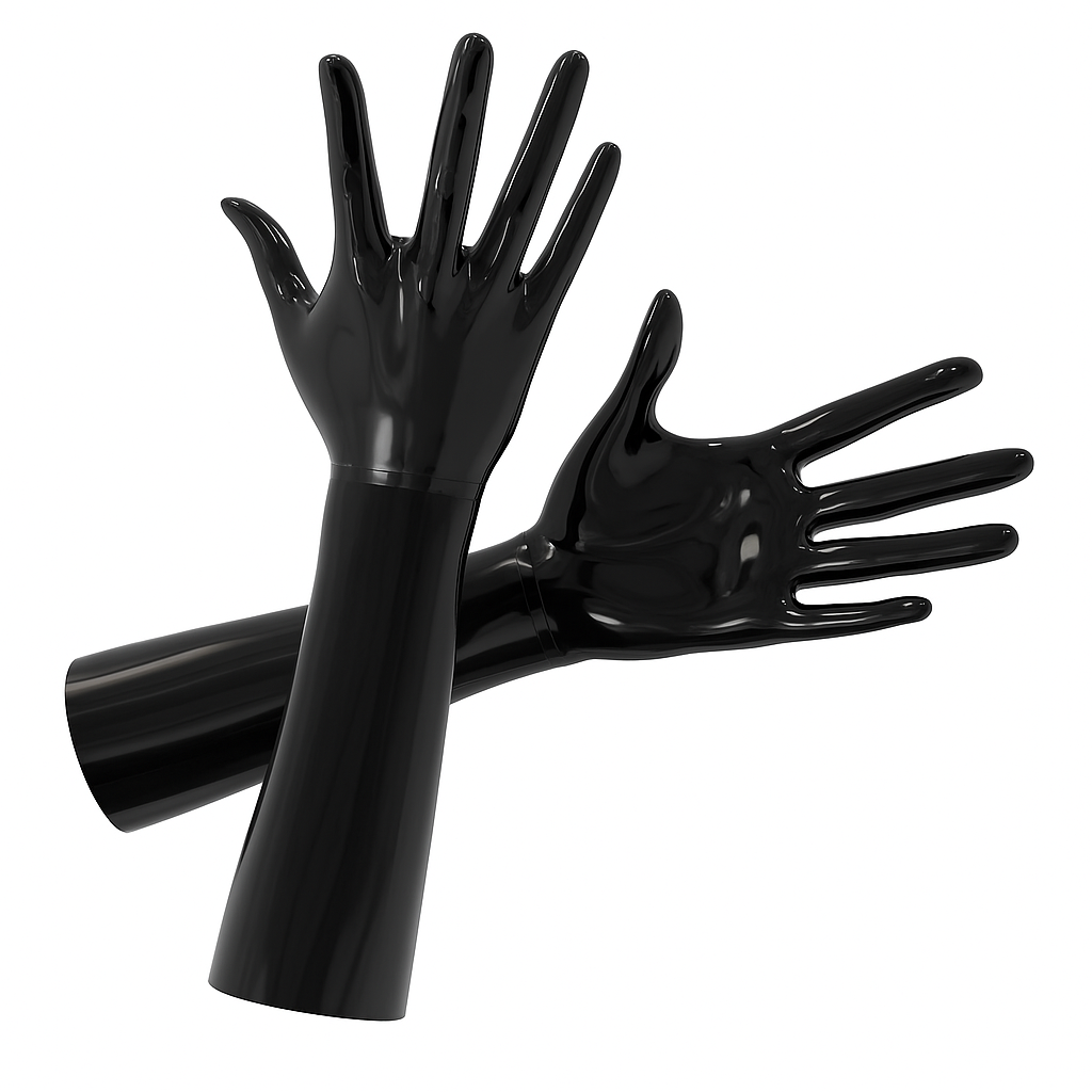 Handmade Long Wrist Latex Gloves