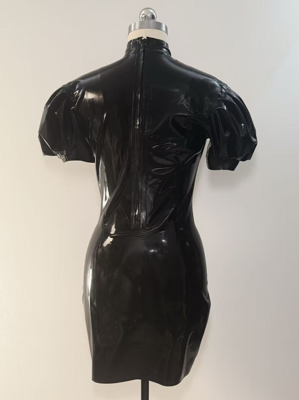 “Dark Coil” Cheongsam style Latex Dress