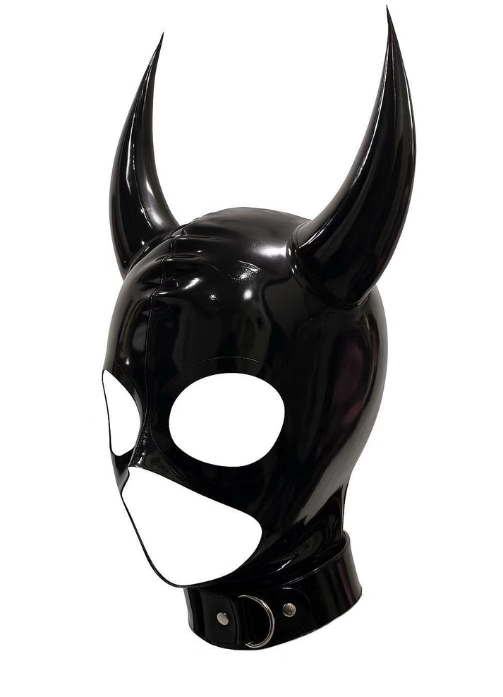 Devil Horn Inflatable Latex Mask – Vanta Veil Latex